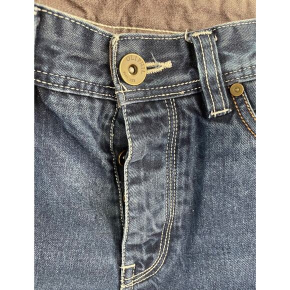 oliphil mens blue straight leg button fly jeans EU Size 40 Waist 30 In - Picture 7 of 7